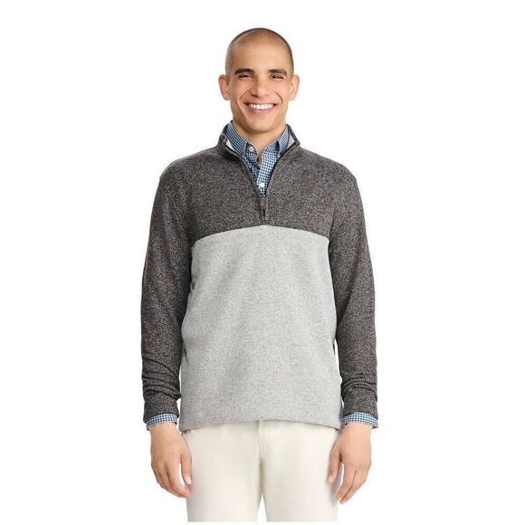 IZOD Fleece Quarter Zip Sweater - Picture 1 of 5